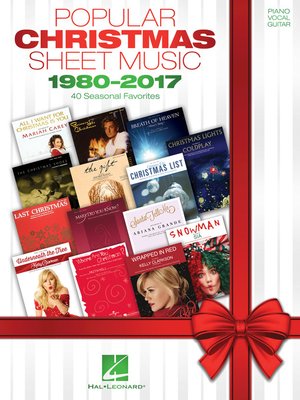 Popular Christmas Sheet Music--1980-2017 - ebook